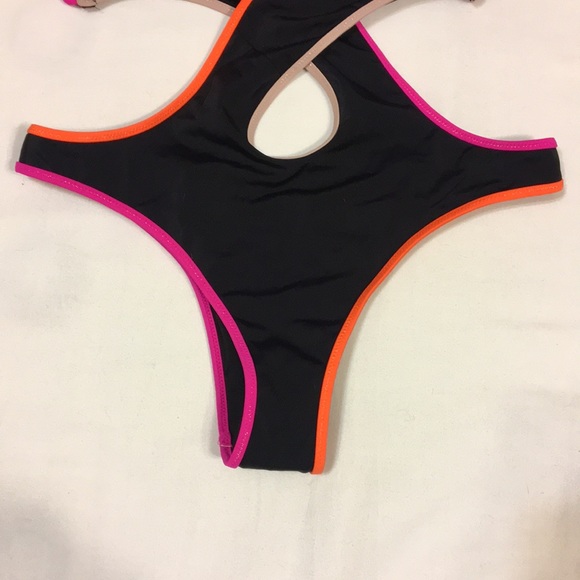 Victorias Secret Criss Cross Wrap One Piece - Picture 3 of 8